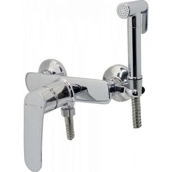 Смеситель L5272 настенный с душем шаровый латунь LEDEME 